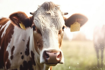 Farm Life Serenity: Cow Amidst Nature