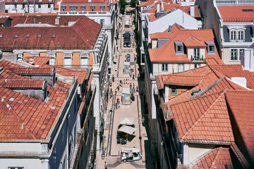 Rua de Santa Justa, Lisbon, Portugal.