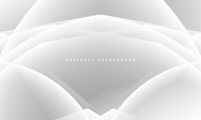 White and gray abstract background graphic design presentation template. Vector illustration