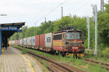 Obraz premium train on the railway