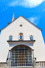 Katholische Kirche Maria Himmelfahrt in Bad Ragaz im Kanton St. Gallen, Schweiz