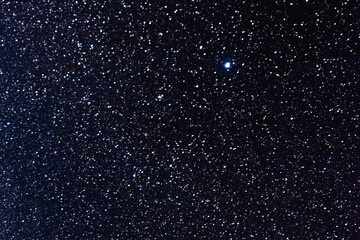 Eine Aufnahme mit vielen Sternen aus einem Bereich der Milchstrasse