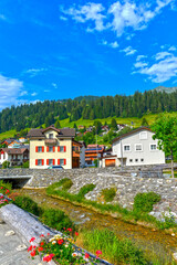 Fototapeta na wymiar Churwalden, Graubünden (Schweiz)