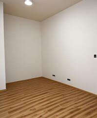 Empty room with floor