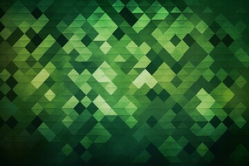 A vibrant abstract background filled with green squares