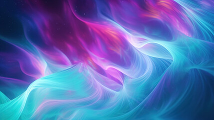 Obraz premium abstract background with aurora. Generative Ai