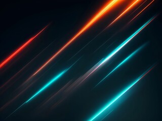 Obraz premium modern Futuristic technology abstract background generative ai illustration art
