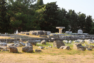 The archaeological site of the Asklepion on the island of Kos in Greece