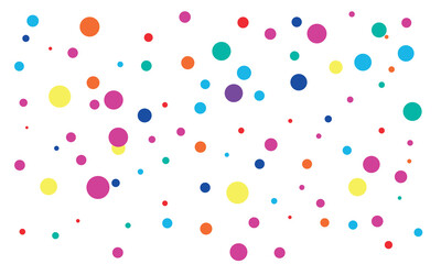 vector polka colorful dot vector background, colorful dots background
