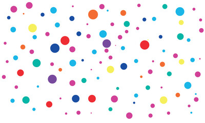 polka dot vector background, colorful dots background