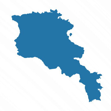 recommend clip art: Vector Simple Map of Armenia Country