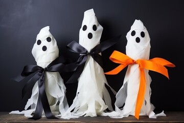 Obraz premium Three halloween ghosts, DIY