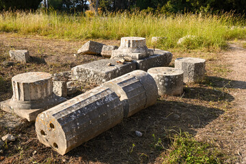 The archaeological site of the Asklepion on the island of Kos in Greece