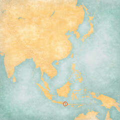 Map of East Asia - Bali