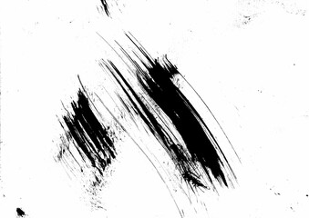 Abstract black and white background with grunge hand drawn illustration
