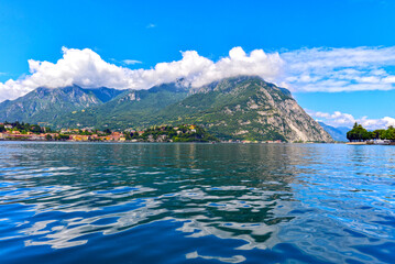 Lecco am Comer See, Lombardei (Italien) - obrazy, fototapety, plakaty