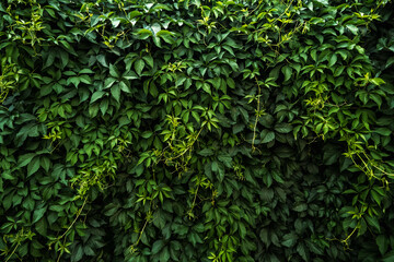 green leaves in the garden background