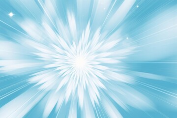 Fototapeta premium A vibrant star burst against a blue and white background