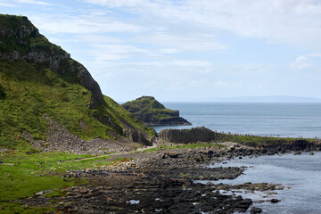 giant's causeway on sunny day