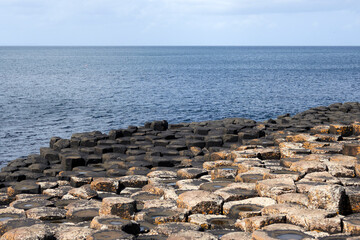 giant's causeway on sunny day