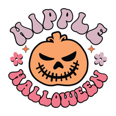 Hipple Halloween Retro SVG