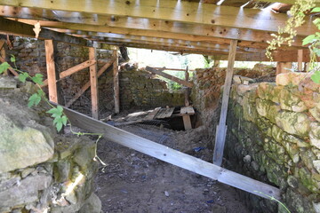 Ruiny, gotycki Zamek Zawiszy Czarnego w Rożnowie, Małopolska, Polska,  © Albin Marciniak