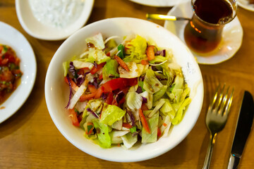 Traditional Turkish vegetable dish. Served before main courses
