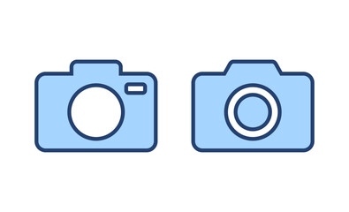 Camera icon vector. photo camera sign and symbol. photography icon.