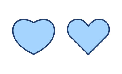 Love icon vector. Heart sign and symbol. Like icon vector.