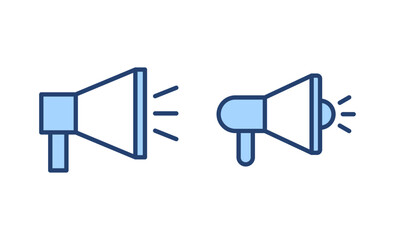Megaphone icon vector. Loudspeaker sign and symbol