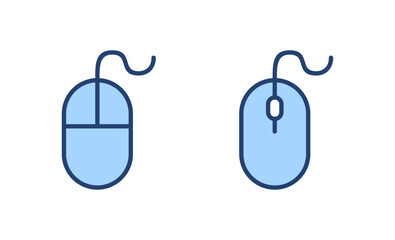Mouse icon vector. click sign and symbol. pointer icon vector.