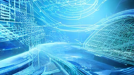 Abstract circuit board futuristic technology processing background