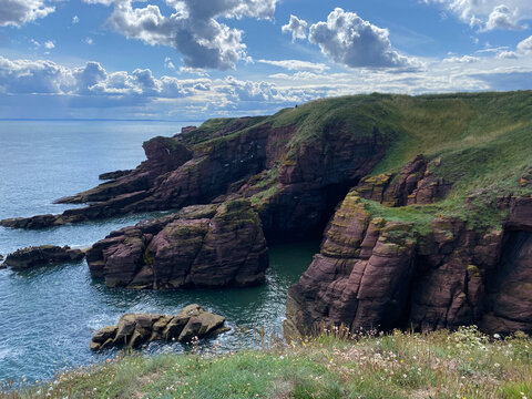 Arbroath Cliffs, Scotland