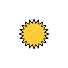 Badge icon vector for web and mobile app. Awards icon vector. Achieve sign and symbols