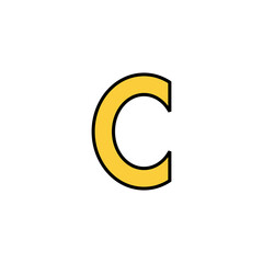Copyright icon vector for web and mobile app. copyright sign and symbol