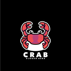 Crab mascot cartoon