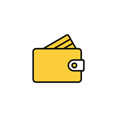 Wallet icon vector for web and mobile app. wallet sign and symbol