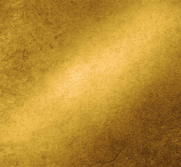 Golden textured surface as background, closeup view