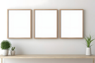 Modern Gallery Background, generative ai