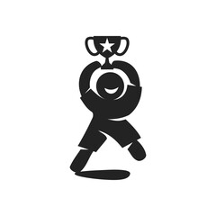 Kid logo template Isolated. Brand Identity. Icon Abstract Vector graphic