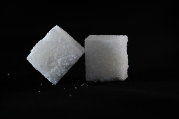 Cube sugars are used for drinks such as coffees and teas
