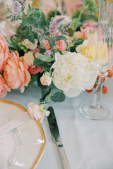 wedding table setting