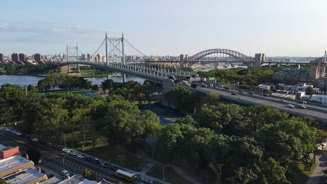 Establishing shot - Triborough Bridge - Summer