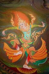Beautiful murals in Thai temples.