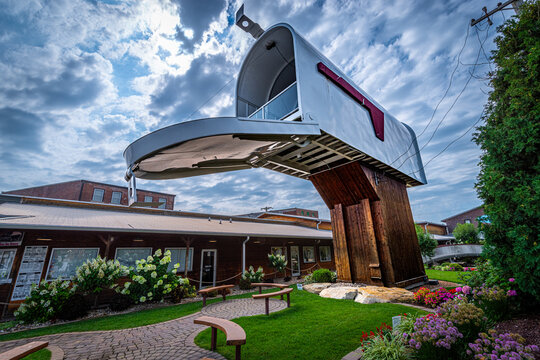 Casey, IL&mdash;Jul 27, 2023; Casey Illinois known as the Big Things Small Town attraction destination displays a giant Mailbox that claimed the Guinness World Record title on October 20, 2015.