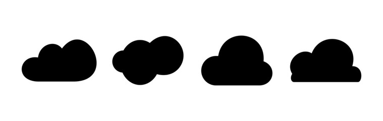 Fototapeta na wymiar Cloud icon vector. cloud data. cloud services