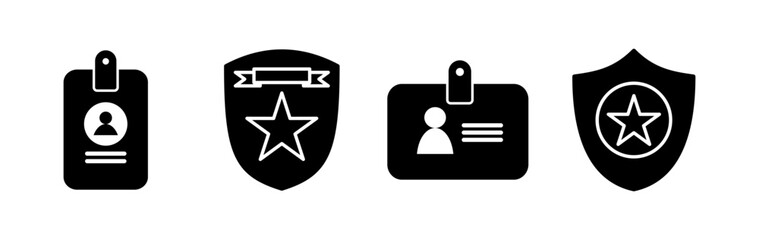Badge icon vector. badge label icon. Stamp Icon Vector