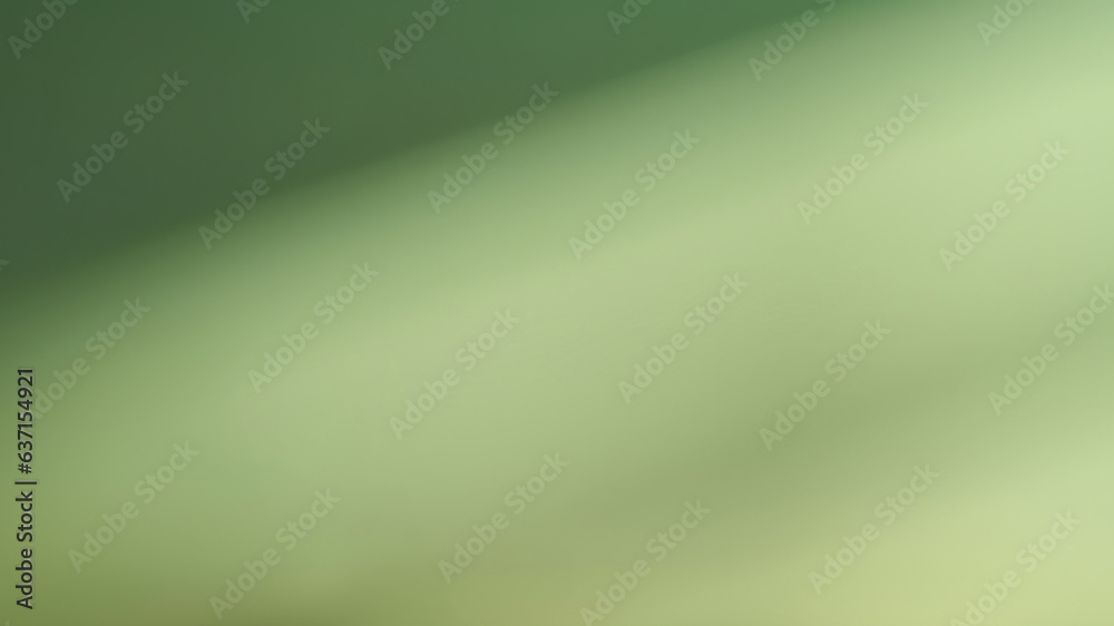 Poster green background with bokeh defocused lights and shadow. high quality photo