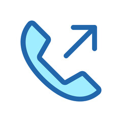 Phone call symbol icon vector design illustration