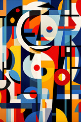 abstract wallart